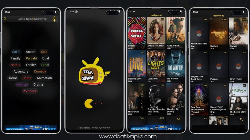 pikashow app screenshots